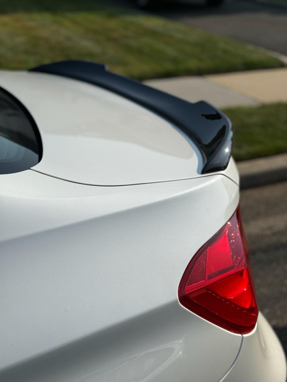 BMW 3 Series F30 / M3 F80 Pre-Preg Dry Carbon Fibre Cs Style Rear Boot Spoiler By OPTIC (2012-2019)