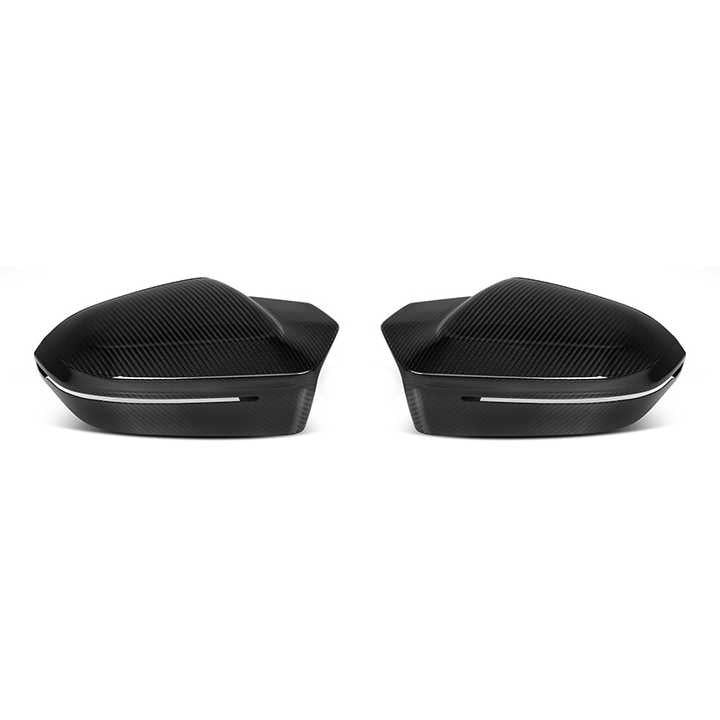 BMW 5 Series G60/G61/G70 & M5 G90/G99 M-Style Pre-Preg Dry Carbon Fibre Mirror Covers By OPTIC (2024+)