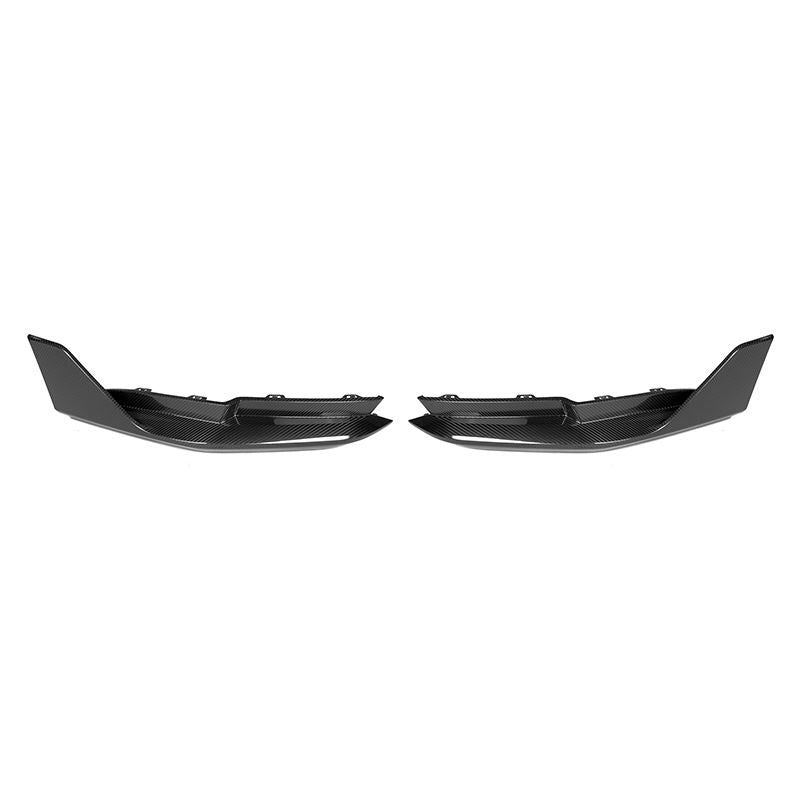 BMW M3 G80 G81 / M4 G82 G83 Pre-Preg Dry Carbon Fibre M Performance Style Rear Bumper Side Winglets By OPTIC (2021+)