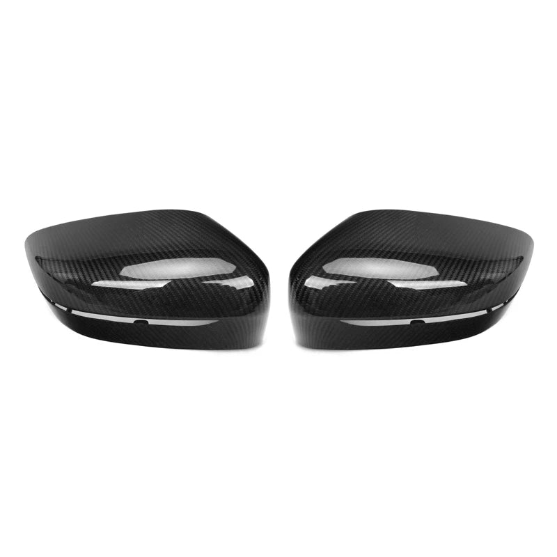 BMW 2/3/4/5 Series G42/G20/G22/G26/G30 Pre-Preg Dry Carbon Fibre Mirror Covers By OPTIC (2017+)