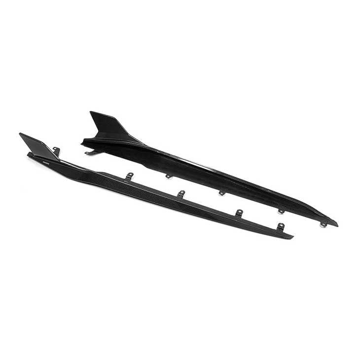 BMW 8 Series G14 G15 & M8 F91 F92 Pre-Preg Carbon Fibre Side Skirts By Sooqoo (2018+)