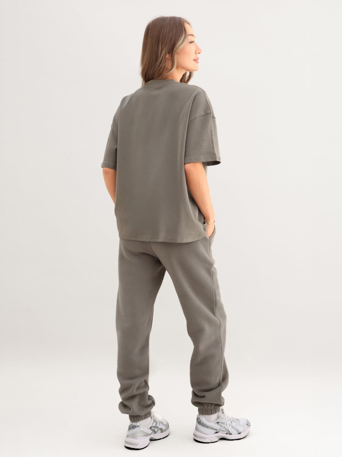 Basic Boxy Oversized T-Shirt - Safari Green