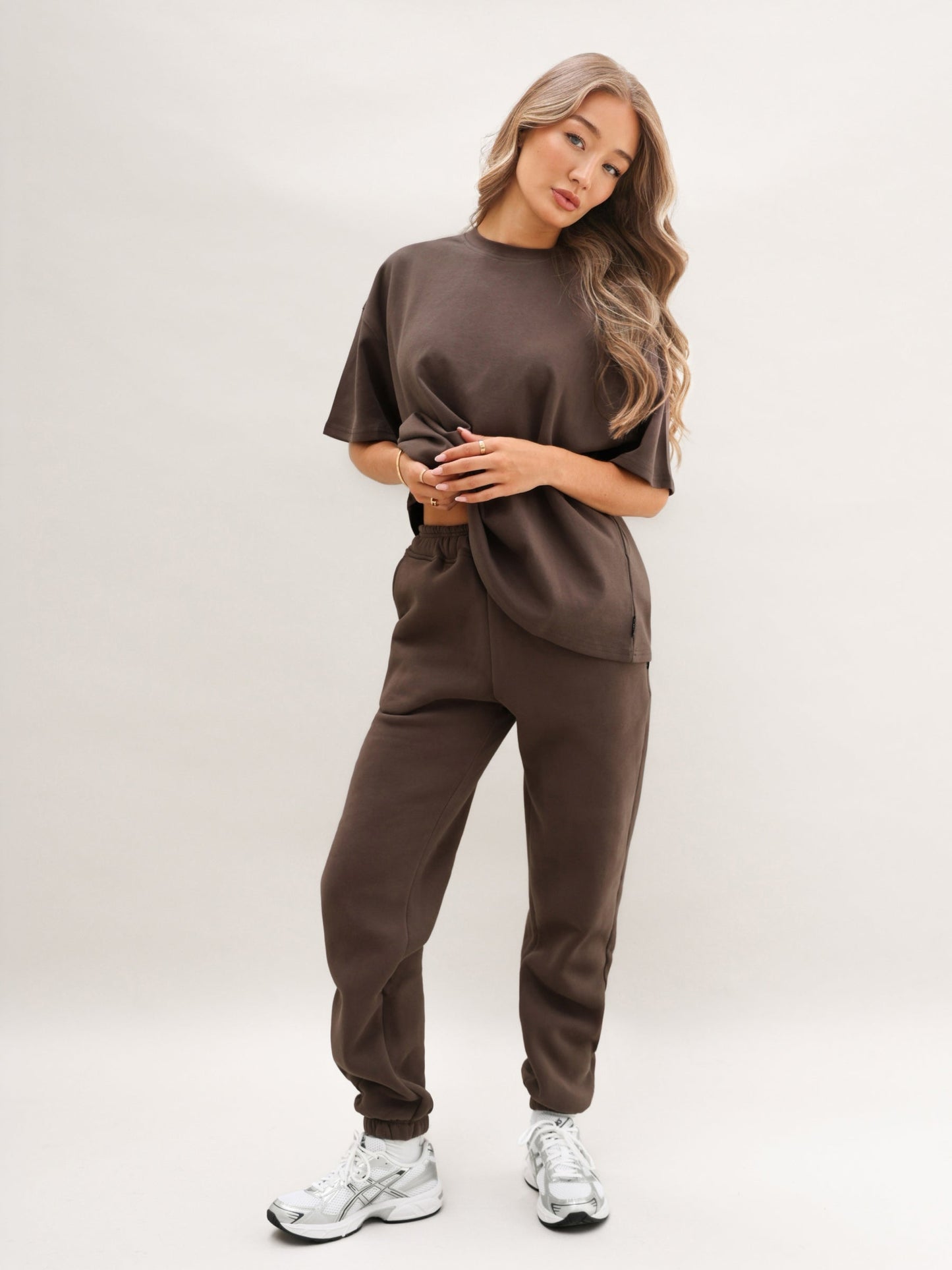 Basic Boxy Oversized T-Shirt - Cocoa Brown