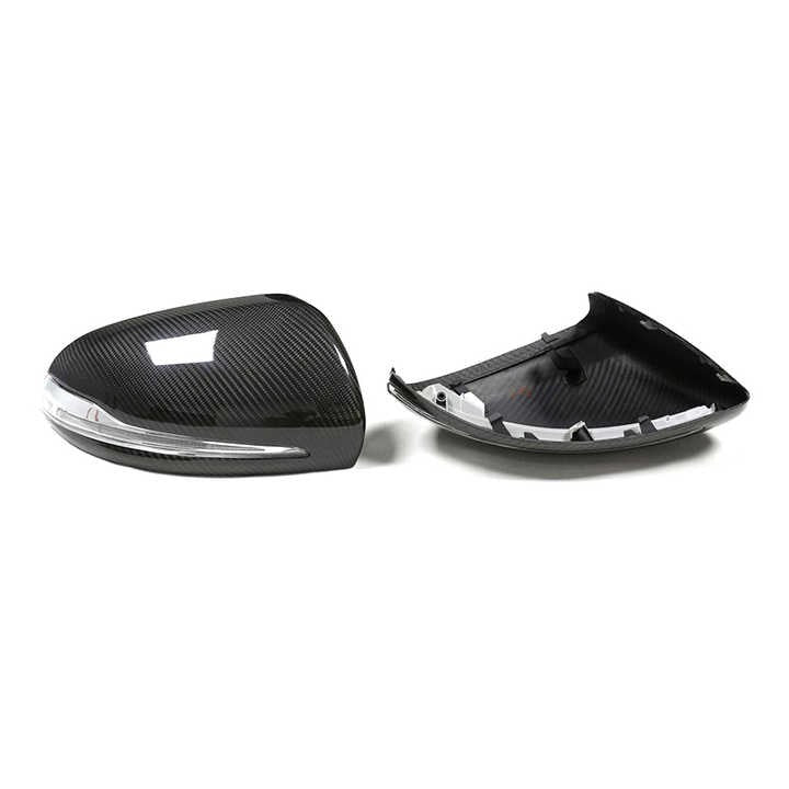 Mercedes W205/W213/W222/C257 Pre-Preg Dry Carbon Fibre Mirror Covers By OPTIC (2014-2021)