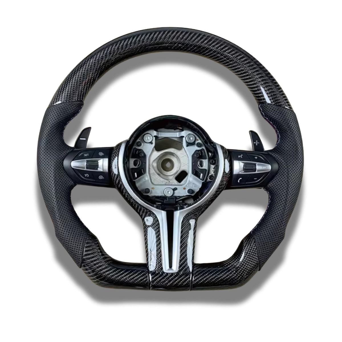 OPTIC Carbon Fibre Custom Steering Wheel For BMW 1, 2, 3, 4 Series