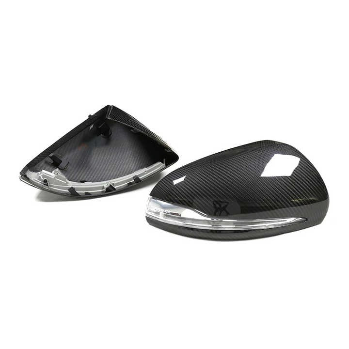 Mercedes W205/W213/W222/C257 Pre-Preg Dry Carbon Fibre Mirror Covers By OPTIC (2014-2021)