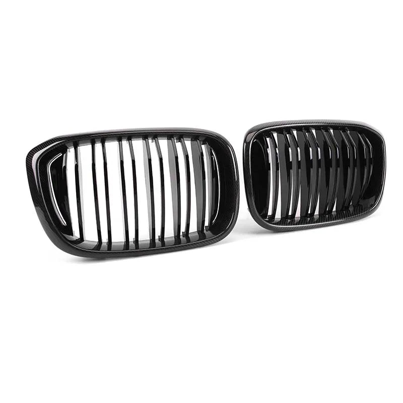 BMW X3 X4 G01 G02 & X3M X4M F97 F98 Carbon Fibre Front Grills (2017-2020)