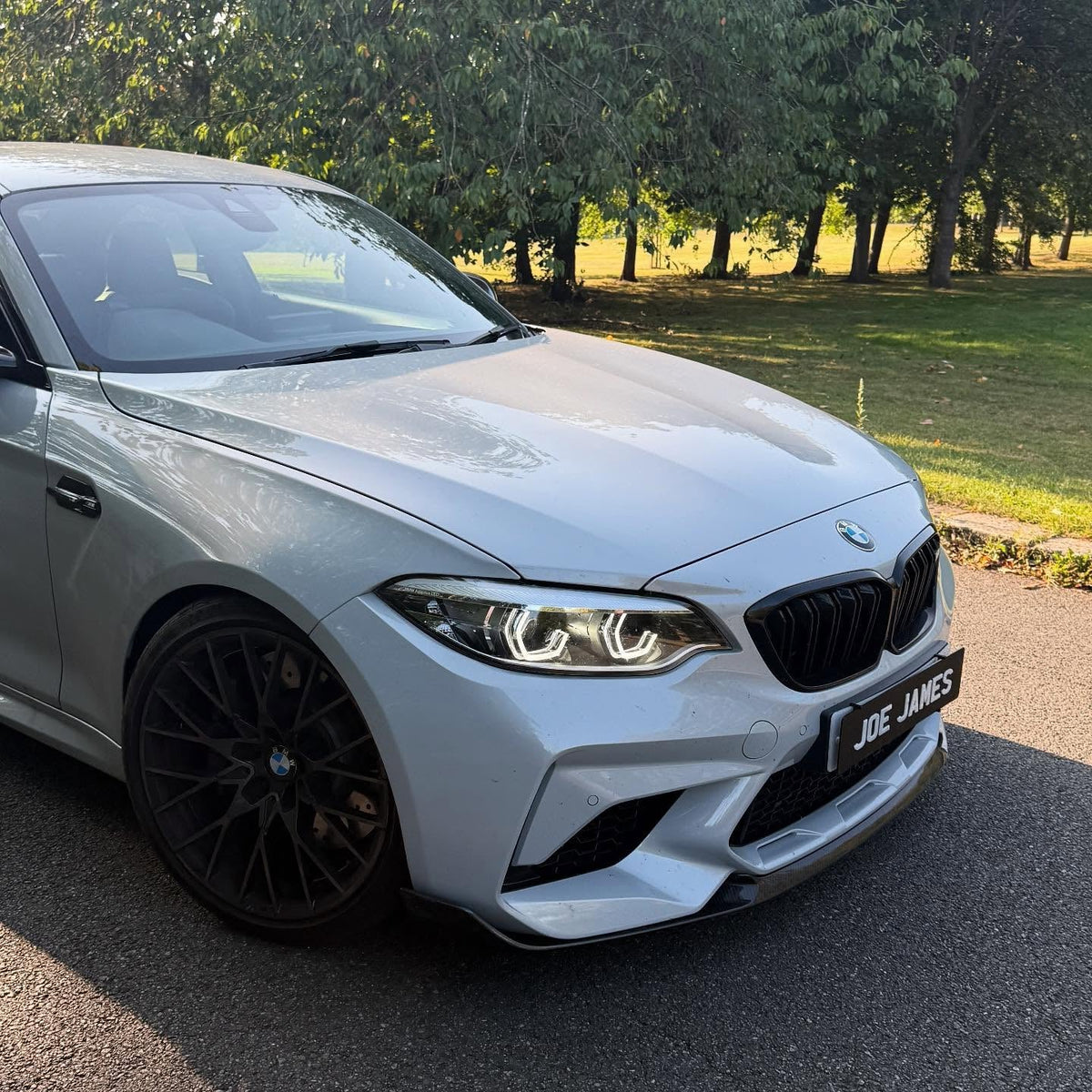 BMW M2 Competition F87 Pre-Preg Dry Carbon Fibre Performance Style Front Lip Splitter By OPTIC (2018-2021)