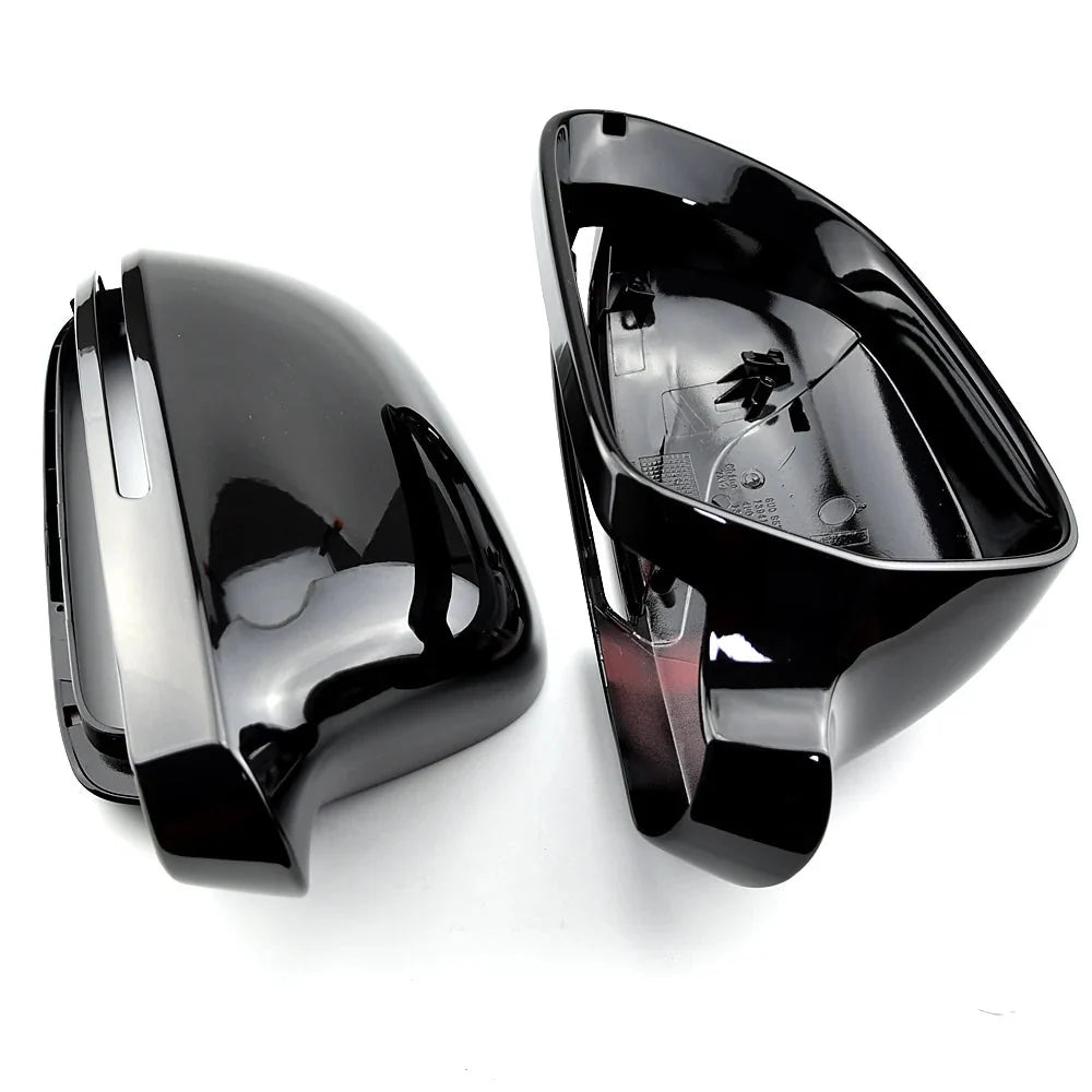 Gloss Black Mirror Covers For AUDI A3/S3/RS3 8P (2009-2013)