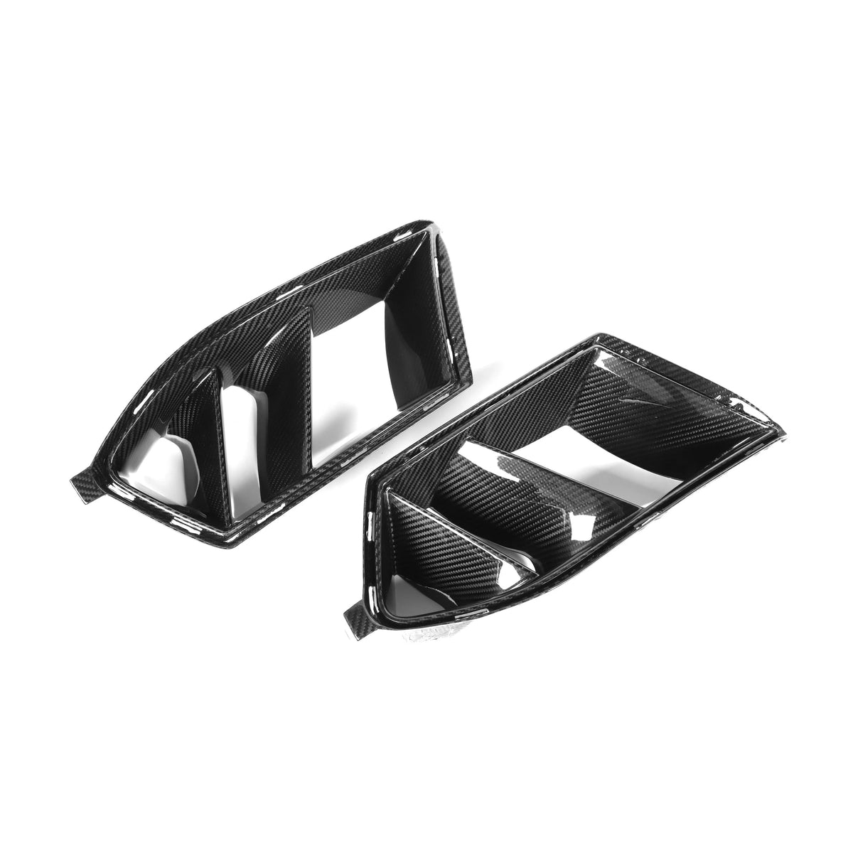 BMW M3 / M4 G80/G81/G82/G83 Pre-Preg Dry Carbon Fibre Bumper Ducts By OPTIC (2021+)