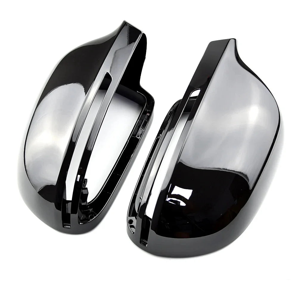 Gloss Black Mirror Covers For AUDI A3/S3/RS3 8P (2009-2013)