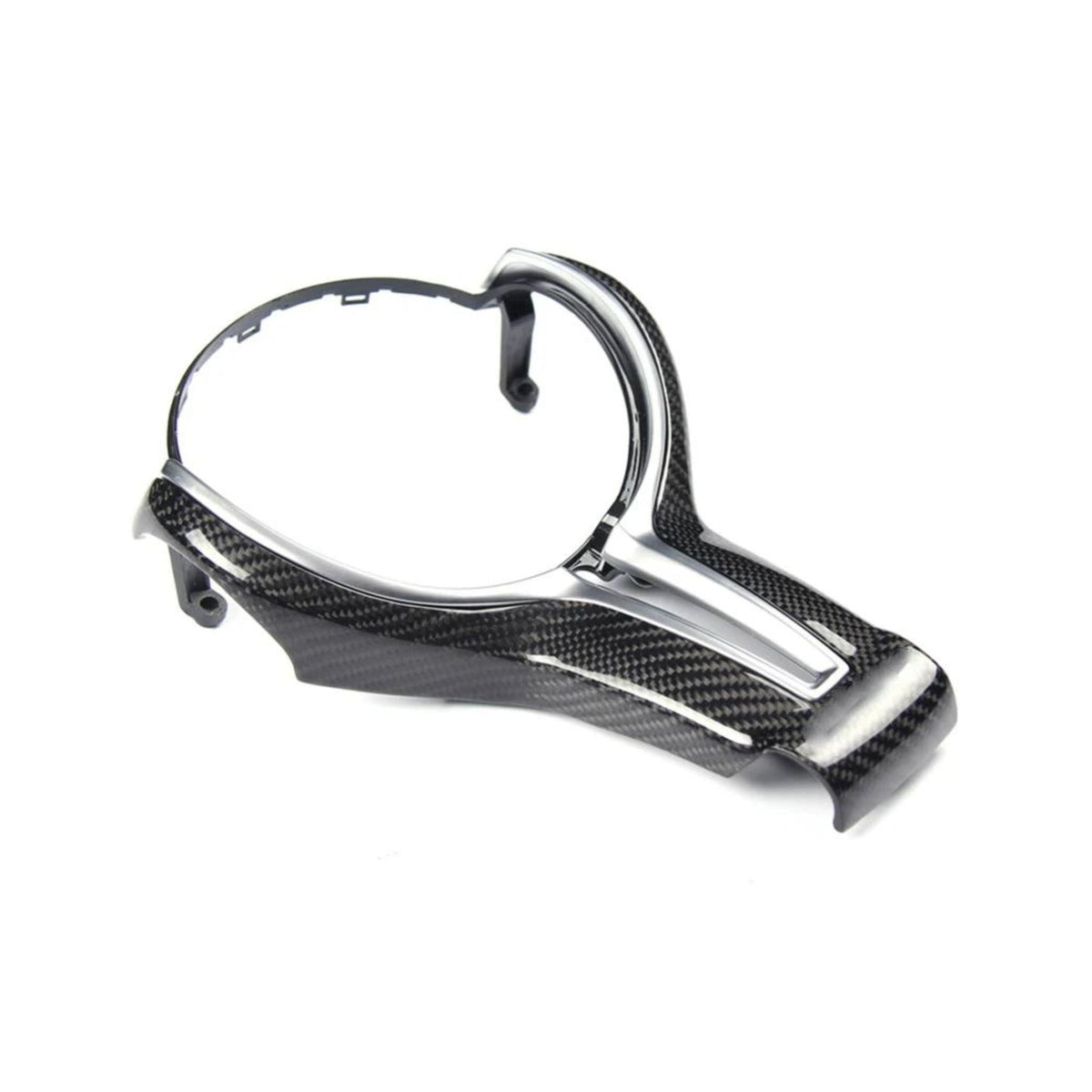 Carbon Fibre Steering Wheel Trim For BMW F Series M Sport Steering Wheel V2
