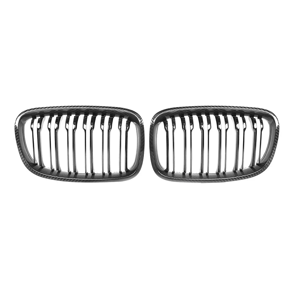 Carbon Fibre Front Grills For BMW 1 Series Pre-LCI F20 F21 (2011-2014)