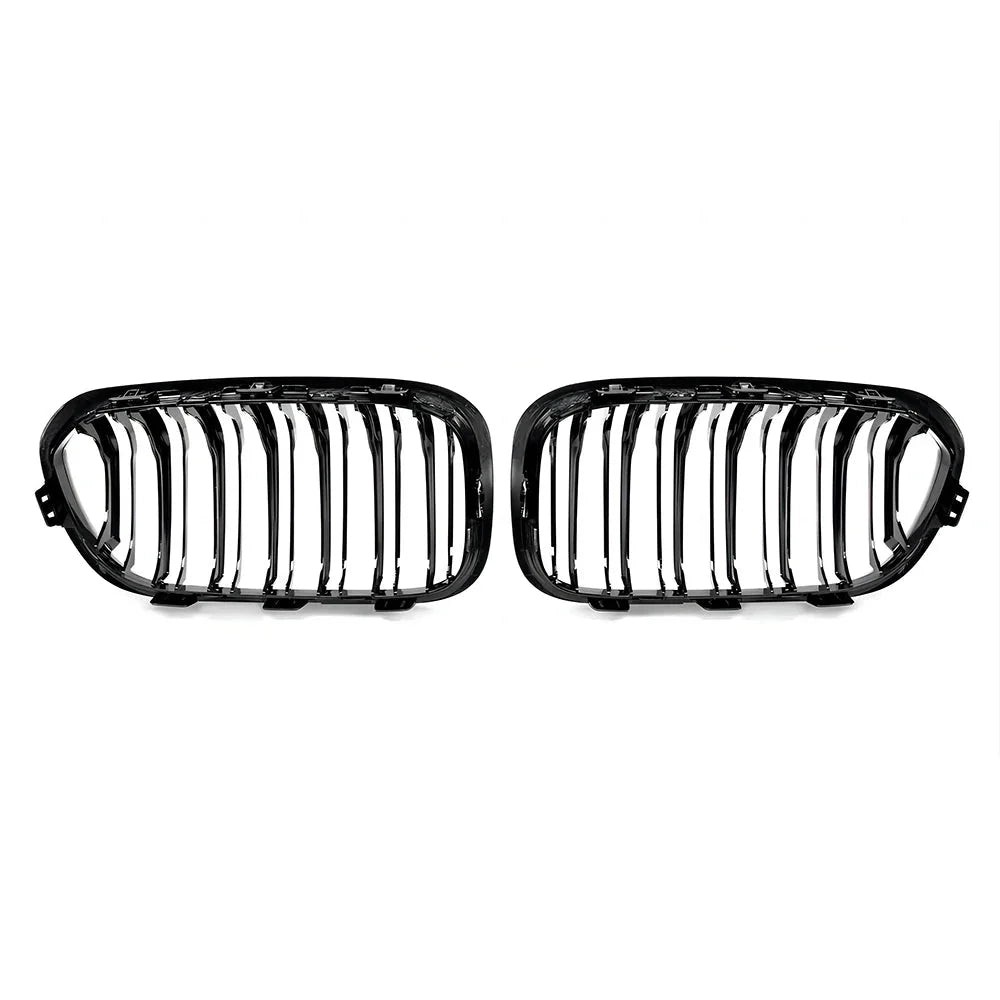 Carbon Fibre Double Slat Front Grills For BMW 1 Series LCI F20 F21 (2015-2019)