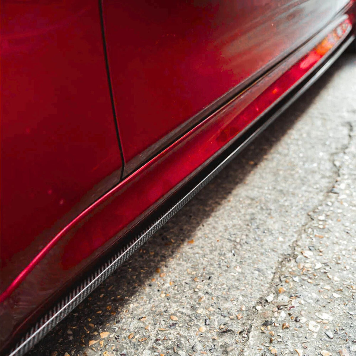 BMW M3 F80 / M4 F82 F83 Pre-Preg Dry Carbon Fibre M Performance Style Side Skirts By OPTIC (2014-2019)