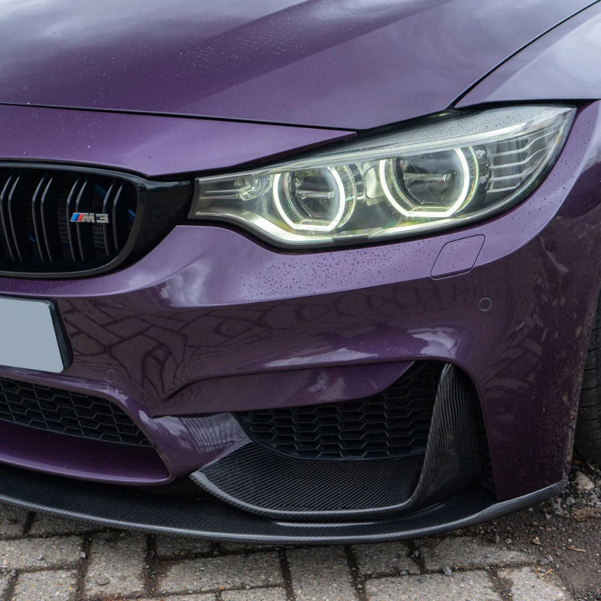 BMW M3 F80 / M4 F82 F83 Carbon Fibre MP Style Front Lip Splitter (2014-2019)