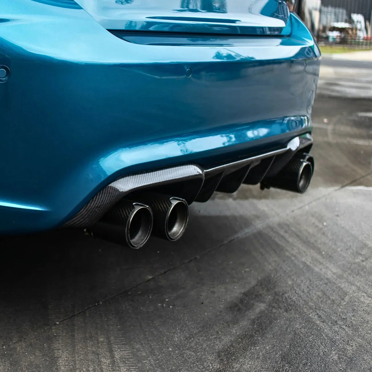 BMW M2 F87 Pre-Preg Dry Carbon Fibre Diffuser By OPTIC (2015-2021)