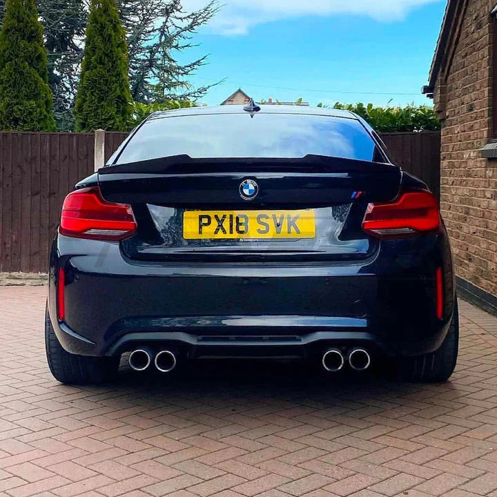 BMW 2 Series F22 / M2 F87 Pre-Preg Dry Carbon Fibre M4 Style Rear Spoiler By OPTIC (2014-2021)