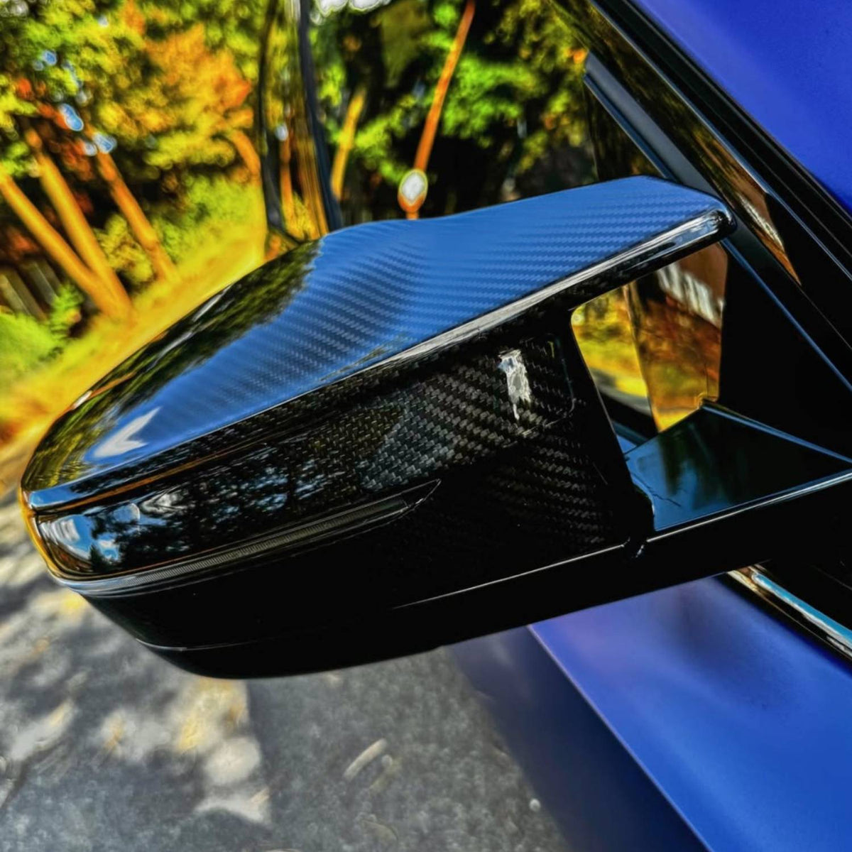 BMW G87 M2, G80/G81 M3, G82/G83 M4, G42 M240I, G20 M340I, I4 M50 Pre-Preg Dry Carbon Fibre Mirror Covers By OPTIC (2021+)