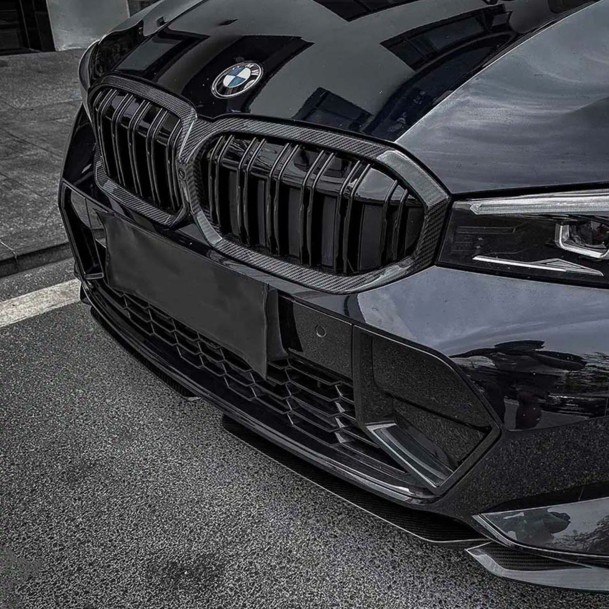 BMW 3 Series G20/G21 LCI Carbon Fibre Double Slat Grill (2022+)