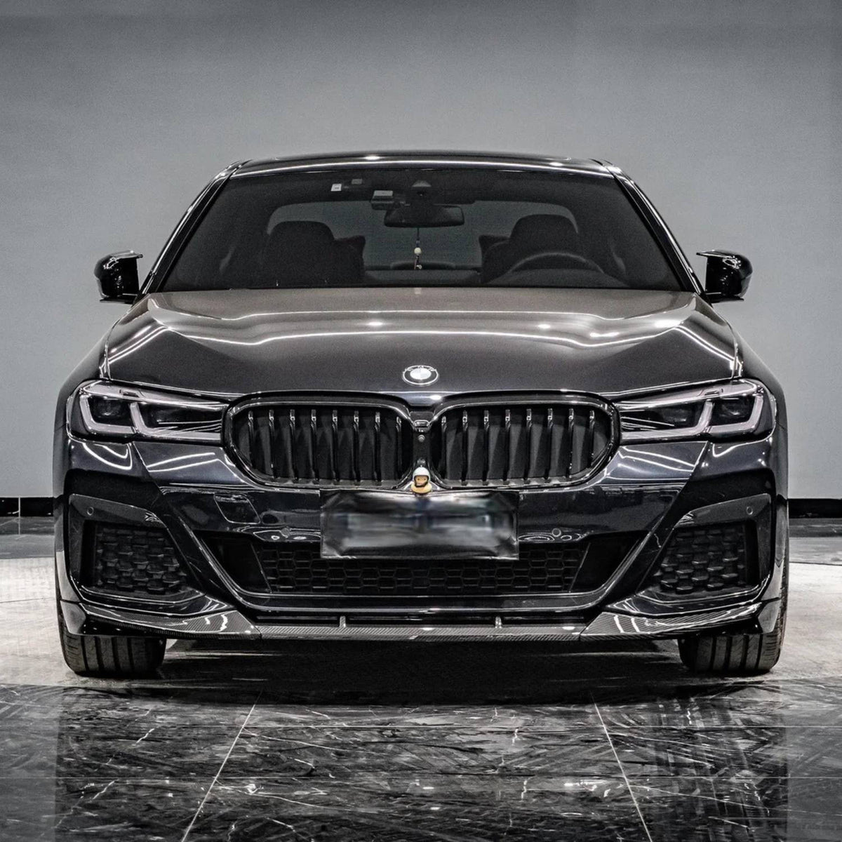 BMW 5 Series G30 LCI M-Sport Pre-Preg Dry Carbon Fibre Mp Style Front Lip Splitter By OPTIC (2021-2023)