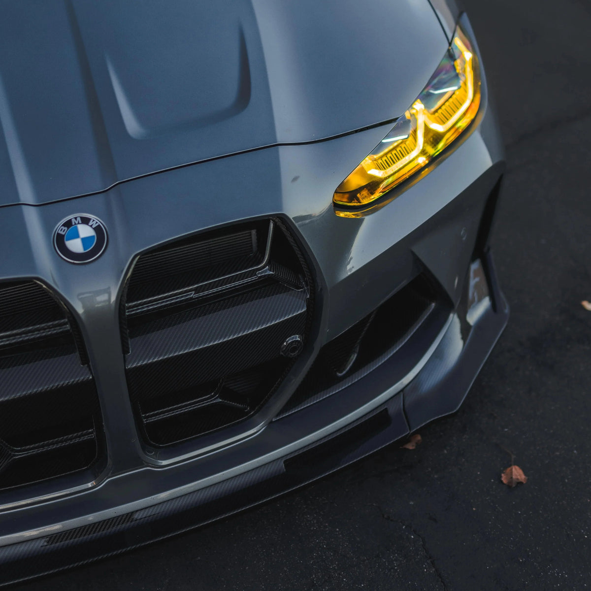 BMW M3 / M4 G80/G81/G82/G83 Csl Pre-Preg Dry Carbon Fibre Front Grill By OPTIC (2021+)