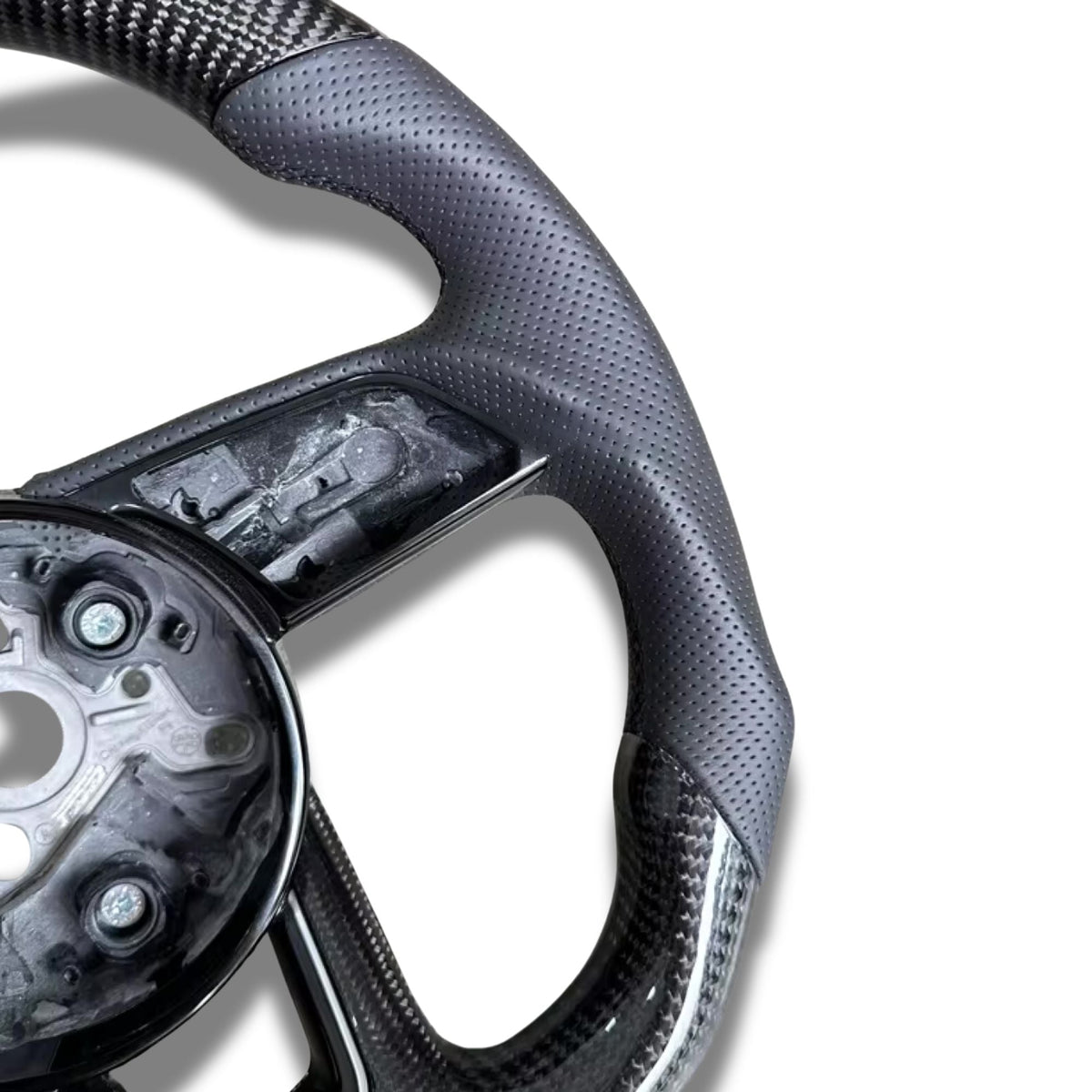 OPTIC Carbon Fibre Custom Steering Wheel For AUDI A3 S3 RS3 8V (2016-2020)