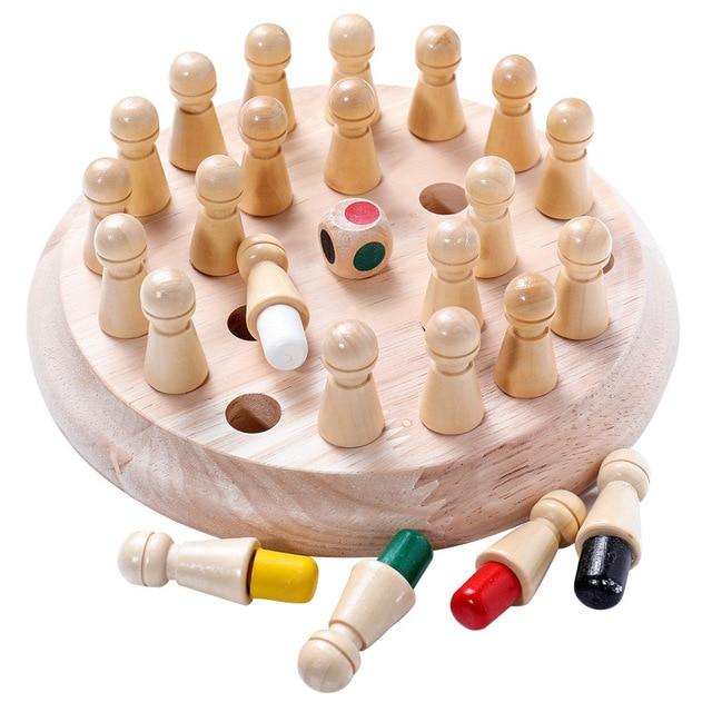Wooden Memory Match Stick Chess