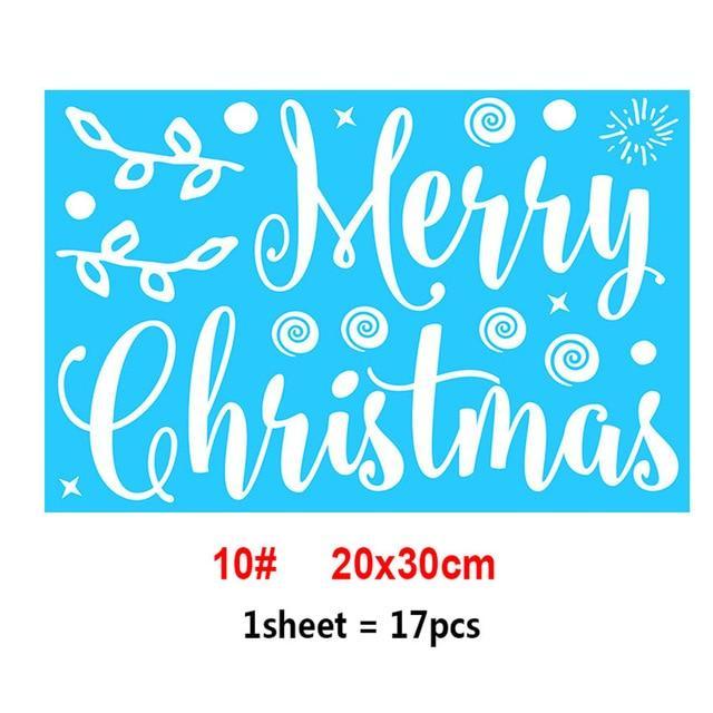 Christmas Window Sticker Decals