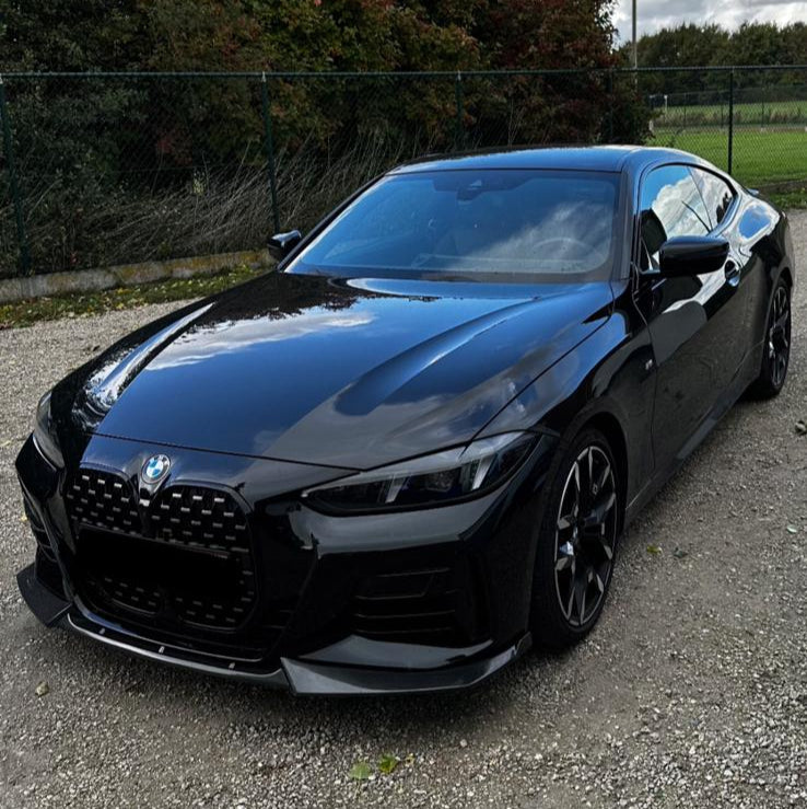 BMW 4 Series G22 G23 M Sport Carbon Fibre Fd Style Front Lip Splitter (2020+)
