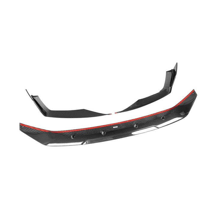 Audi RS6 & RS7 C8 Pre-Preg Dry Carbon Fibre Front Lip Splitter By OPTIC (2019+)