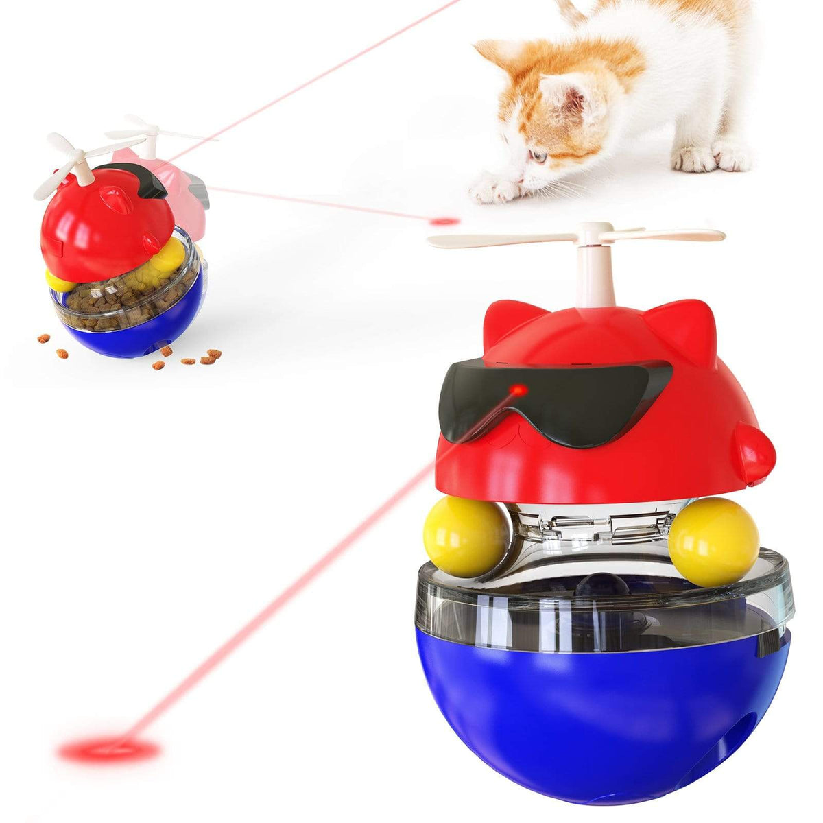 Cat Laser Dropping Food Toys