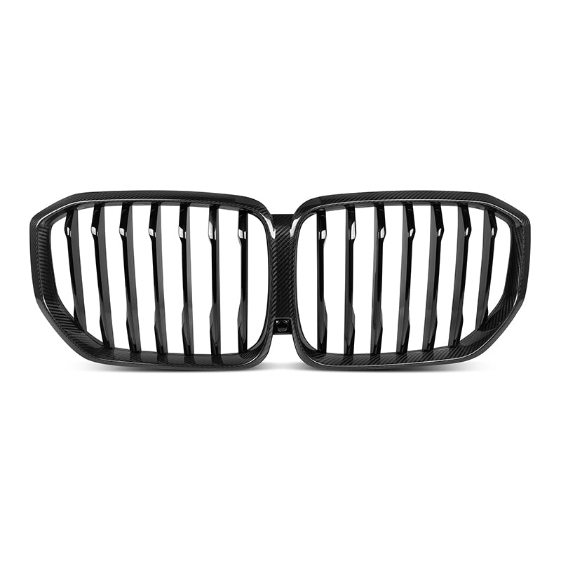 BMW X5 & X5M G05 F95 Carbon Fibre Single Slat Front Grills (2018-2023)