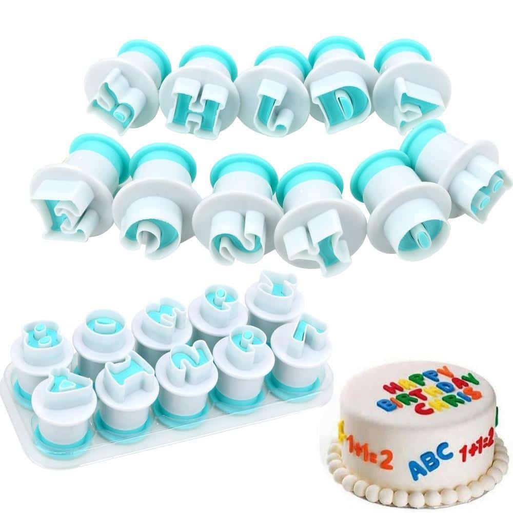 Alphabet Fondant Plunger Cutter