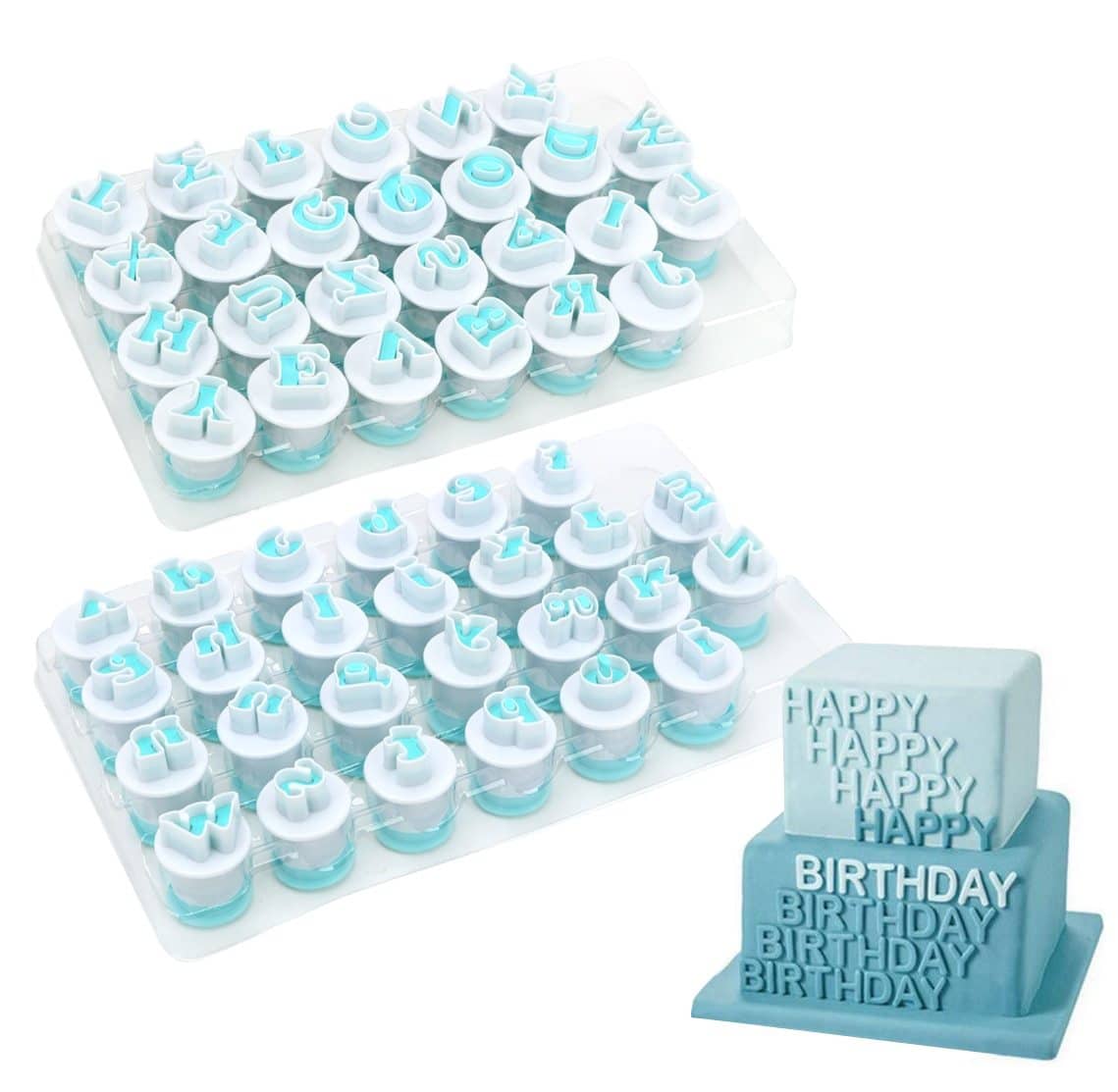 Alphabet Fondant Plunger Cutter