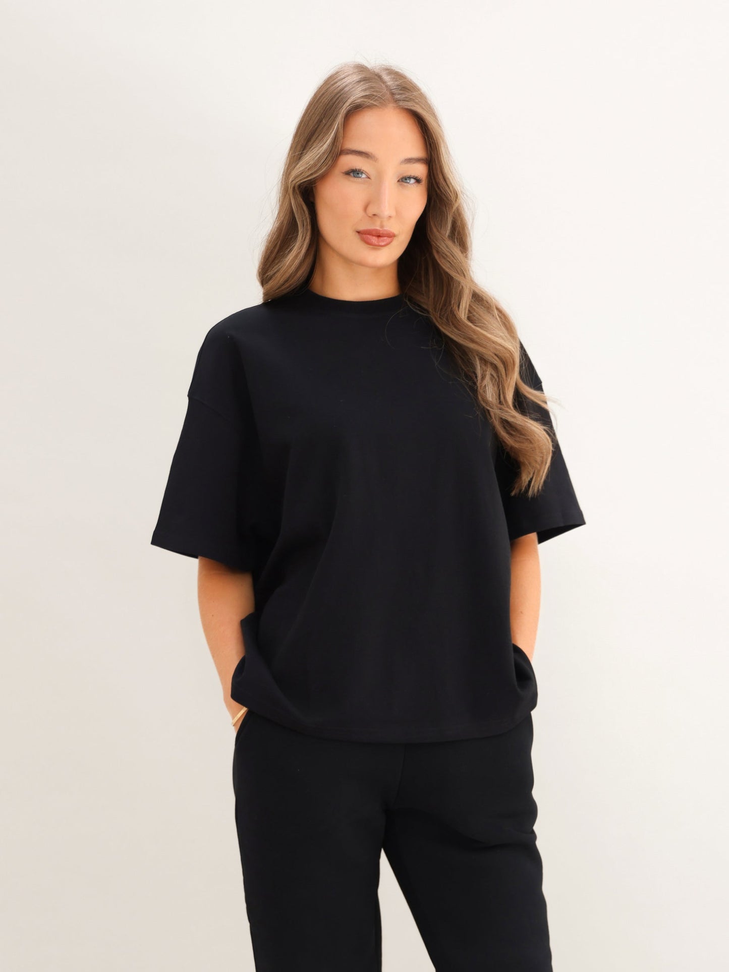 Basic Boxy Oversized T-Shirt - Black