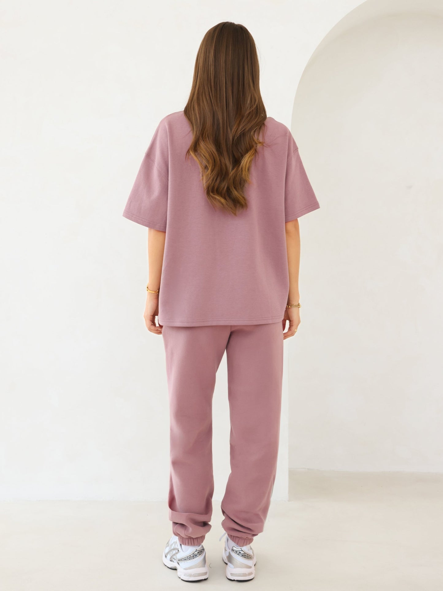 Basic Boxy Oversized T-Shirt - Dusty Pink