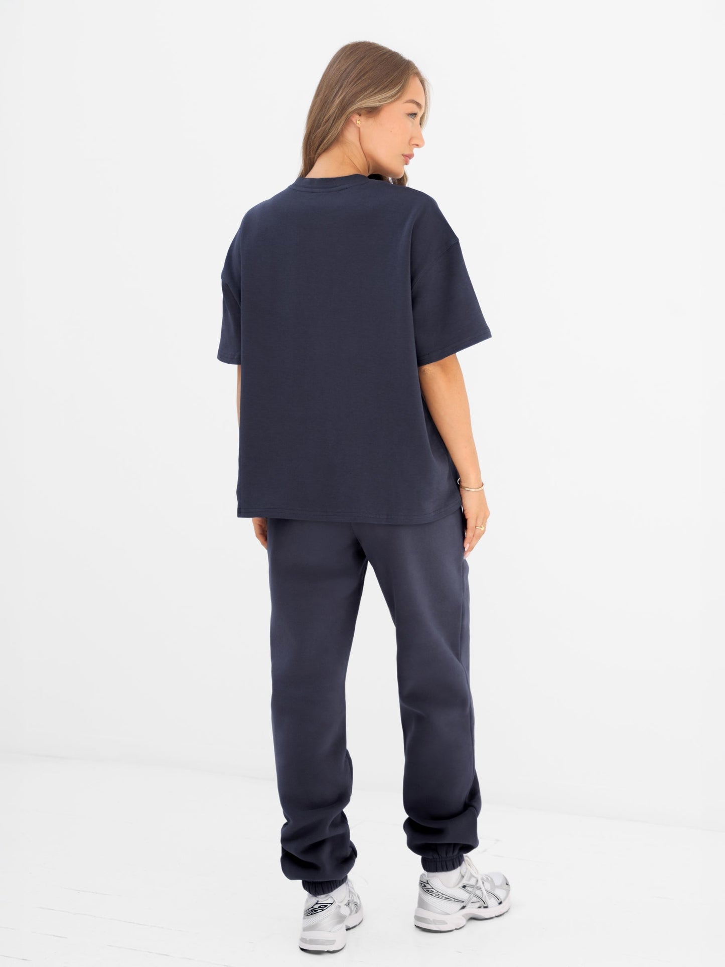 Basic Boxy Oversized T-Shirt - True Navy
