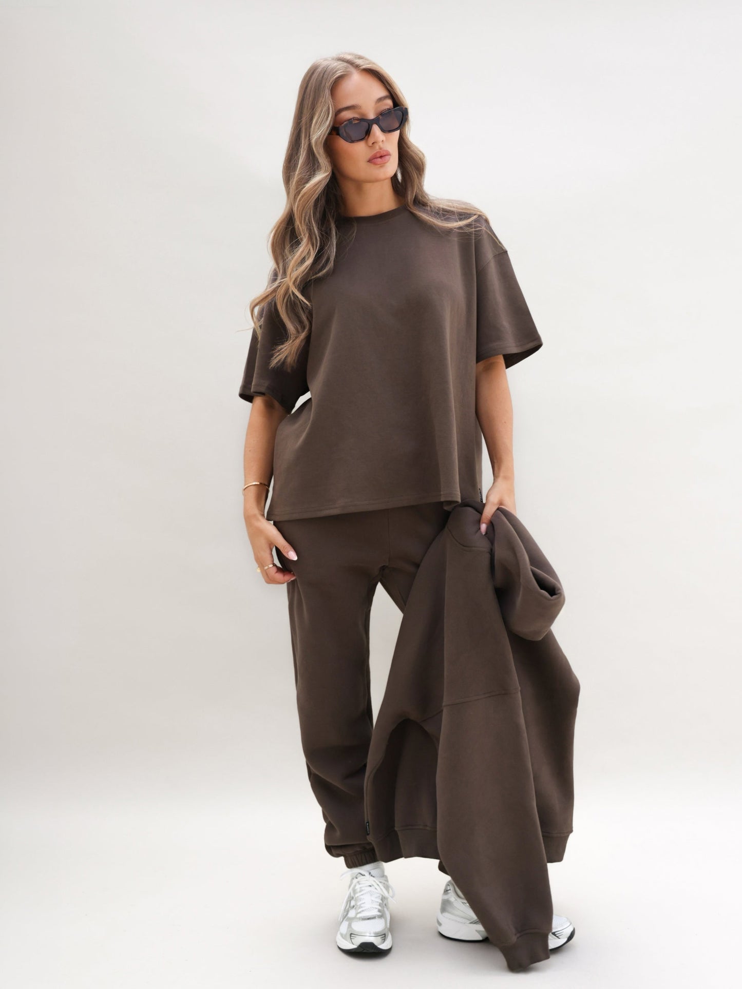 Basic Boxy Oversized T-Shirt - Cocoa Brown