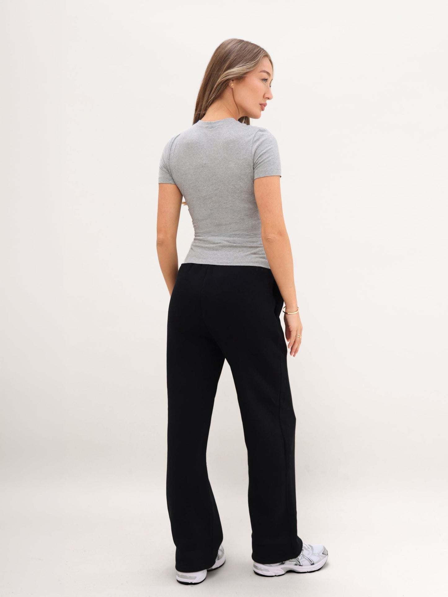 Basic Baby Tee - Marl Grey