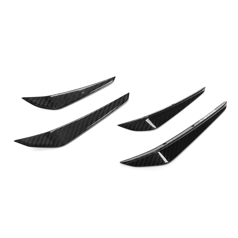 BMW M3 / M4 G80/G81/G82/G83 Carbon Fibre Front Bumper Canards (2021+)