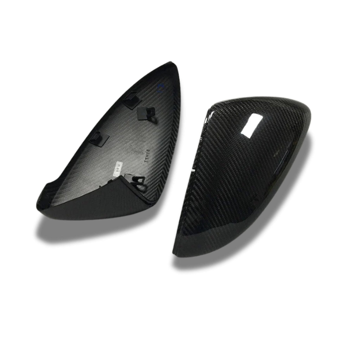Vw Golf MK7/MK7.5 GTI/GTD/R Pre-Preg Dry Carbon Fibre Wing Mirror Covers By OPTIC (2013-2020))