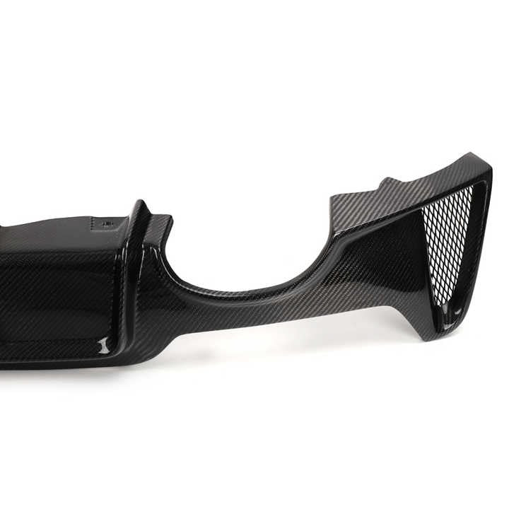 BMW 4 Series F32 F33 F36 Quad Exhaust Carbon Fibre M Performance Style Rear Diffuser (2014-2019)