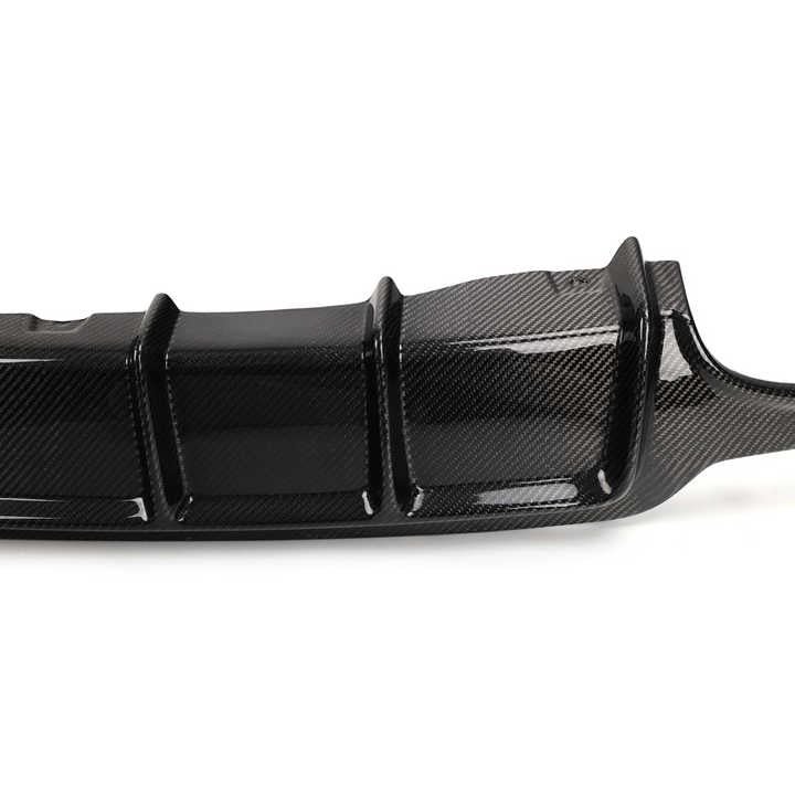 BMW 4 Series F32 F33 F36 Quad Exhaust Carbon Fibre M Performance Style Rear Diffuser (2014-2019)