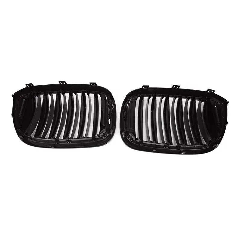BMW X3 X4 G01 G02 & X3M X4M F97 F98 Gloss Black Front Grills (2017-2020)