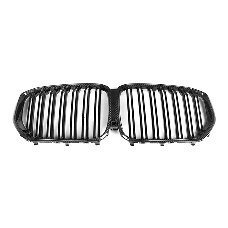 BMW X5 & X5M G05 F95 Carbon Fibre Double Slat Front Grills (2018-2023)