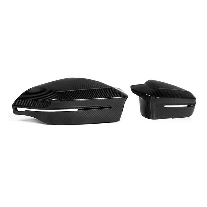 BMW 5 Series G60/G61/G70 & M5 G90/G99 M-Style Pre-Preg Dry Carbon Fibre Mirror Covers By OPTIC (2024+)