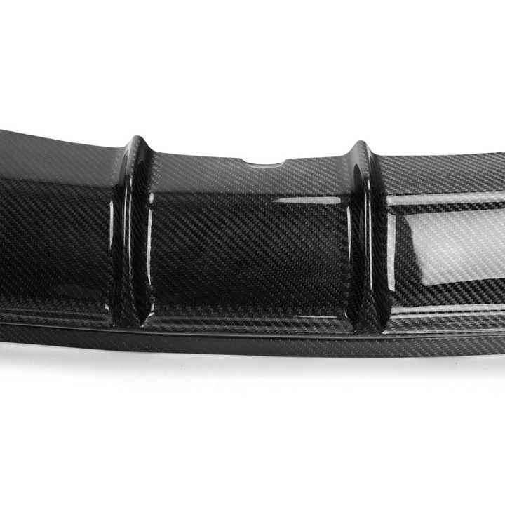 BMW 4 Series F32 F33 F36 Dual Exhaust Carbon Fibre M Performance Style Rear Diffuser (2014-2019)
