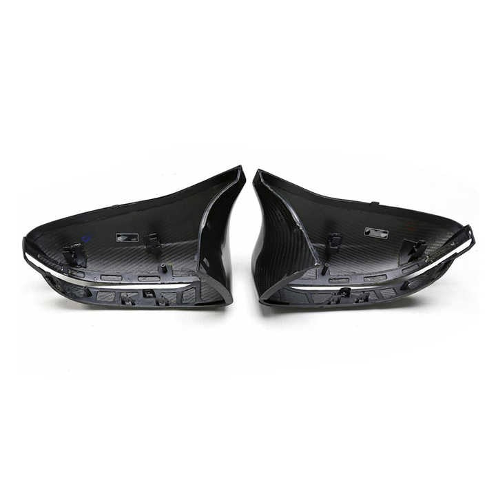 BMW M8 F91/F92/F93 Pre-Preg Dry M-Style Carbon Fibre Mirror Covers By OPTIC (2019+)
