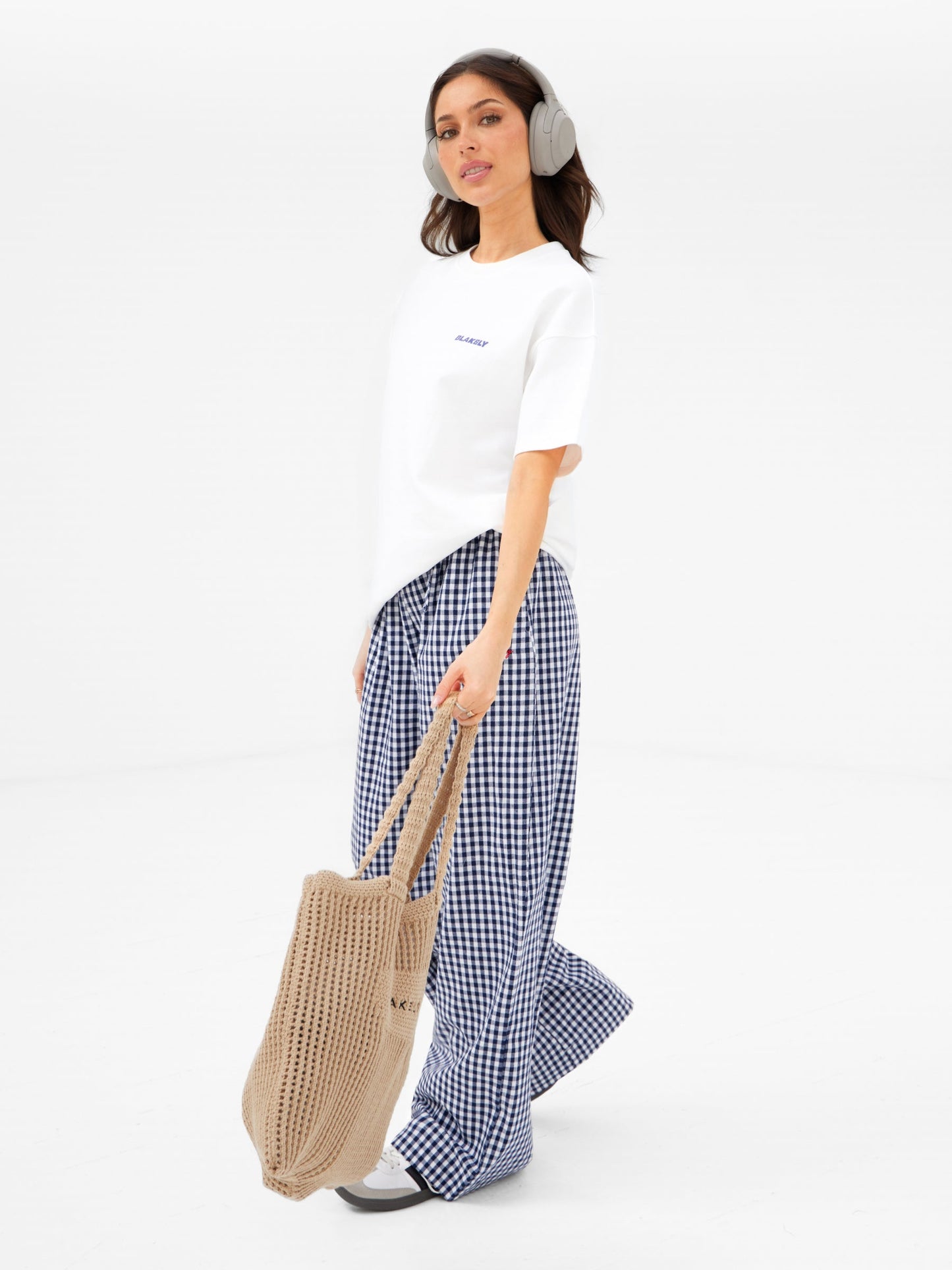 Tia Tomato Oversized T-Shirt - White